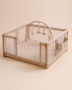 Veloura Baby Haven Luxe Playpen Activity Center