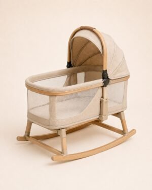 Veloura Baby Lumi Rocking Bassinet Cradle
